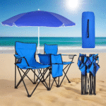 Kit Guarda Sol e Cadeiras, Bolsa Térmica Embutida